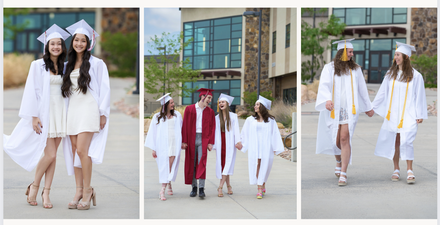 Colorado Springs Senior Portraits Cap and Gown Session