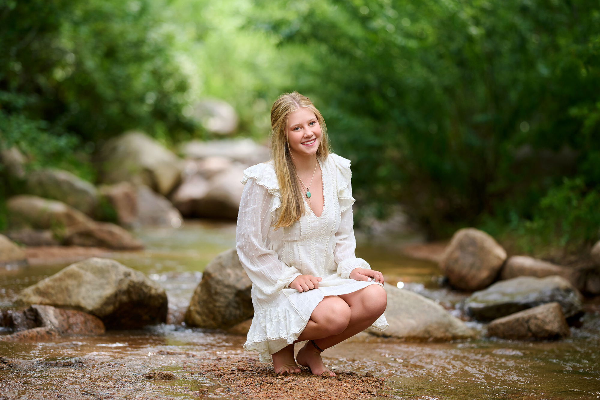 Colorado Springs Stream Senior Pictures