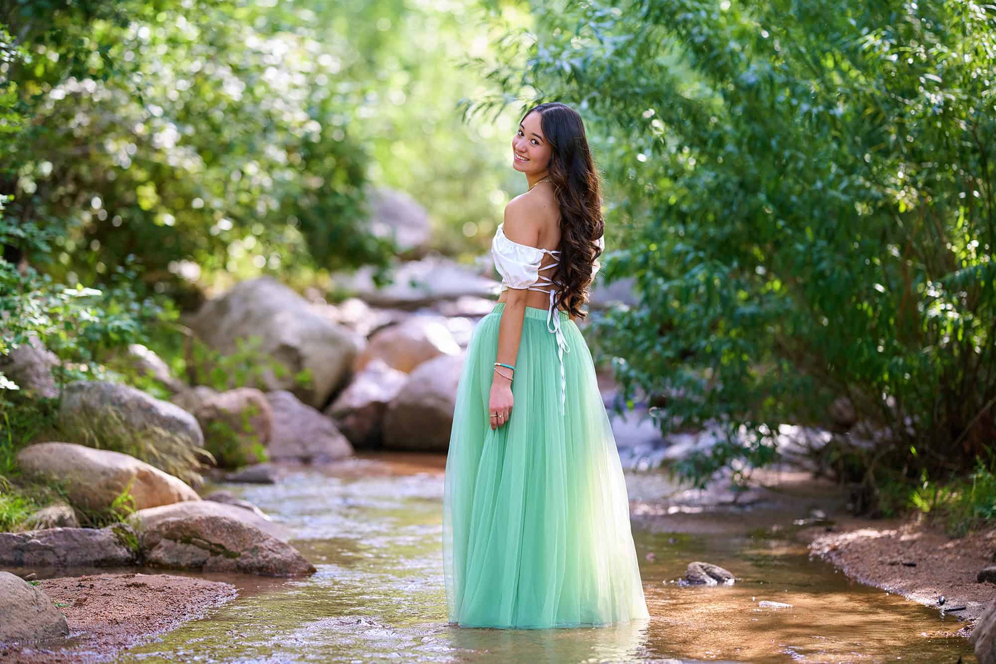 Colorado Springs Stream Senior Pictures